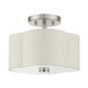 Solstice Two Light Semi Flush Mount (58061-91)