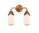 Innovations - 288-2W-AC-G311 - Two Light Bath Vanity - Nouveau 2 - Antique Copper