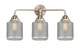 Innovations - 288-3W-SN-G262 - Three Light Bath Vanity - Nouveau 2 - Brushed Satin Nickel