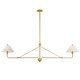 Maxim - 18312SWGL - Two Light Pendant - Kismet - Gold Leaf