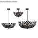 Merylmint Four Light Semi-Flush Mount (28304-MB)