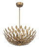 Millennium - 28306-PAB - Six Light Pendant - Merylmint - Painted Aged Brass