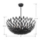 Merylmint Eight Light Pendant (28308-MB)