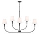 Mairbourne Six Light Linear Chandelier (28906-MB)