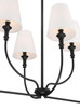 Mairbourne Six Light Linear Chandelier (28906-MB)