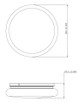 Soleil One Light Flush Mount (1025F16-MB-LED)