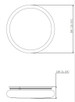 Soleil One Light Flush Mount (1025F20-BN-LED)
