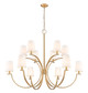 Cordelia 12 Light Chandelier (2016-12MGLD)