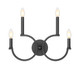 Cordelia Four Light Wall Sconce (2016-4S-MB)