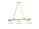 Cordon Three Light Billiard (2306-3HBR-AWL14)