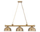 Z-Lite - 2306-3HBR-D12HBR - Three Light Billiard - Cordon - Heritage Brass