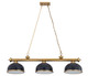 Cordon Three Light Billiard (2306-3HBR-D12MB+HBR)