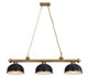 Cordon Three Light Billiard (2306-3HBR-D12MB+HBR)