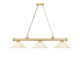 Cordon Three Light Billiard (2306-3HBR-GM16)