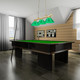 Cordon Three Light Billiard (2306-3HBR-PGR)