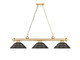 Cordon Three Light Billiard (2306-3HBR-SBRZ)