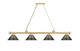 Cordon Four Light Billiard (2306-4HBR-ARS)