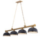 Cordon Four Light Billiard (2306-4HBR-D12BRZ+HBR)