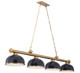 Cordon Four Light Billiard (2306-4HBR-D12MB+HBR)