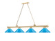 Cordon Four Light Billiard (2306-4HBR-MEB)