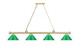 Cordon Four Light Billiard (2306-4HBR-PGR)