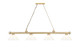 Cordon Four Light Billiard (2306-4HBR-PWH)