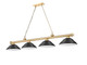 Cordon Four Light Billiard (2306-4HBR-SMB)