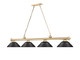 Cordon Four Light Billiard (2306-4HBR-SMB)
