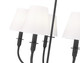 Tova Five Light Chandelier (3049-18C-MB)