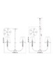Tova Five Light Chandelier (3049-18C-MB)