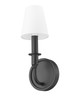 Tova One Light Wall Sconce (3049-1S-MB)