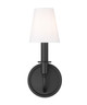 Tova One Light Wall Sconce (3049-1S-MB)