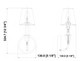 Tova One Light Wall Sconce (3049-1S-MB)