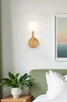 Tova One Light Wall Sconce (3049-1S-RB)