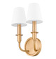 Tova Two Light Wall Sconce (3049-2S-RB)