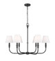 Z-Lite - 3049-32MB - Six Light Chandelier - Tova - Matte Black