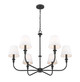 Tova Six Light Chandelier (3049-32MB)