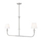 Z-Lite - 3049-42L-BN - Two Light Linear Chandelier - Tova - Brushed Nickel