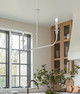 Tova Two Light Linear Chandelier (3049-42L-BN)