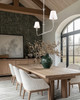 Tova Two Light Linear Chandelier (3049-42L-BN)