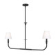 Z-Lite - 3049-42L-MB - Two Light Linear Chandelier - Tova - Matte Black