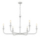 Tova Six Light Chandelier (3049-45BN)