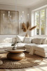 Tova Six Light Chandelier (3049-45BN)