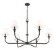 Tova Six Light Chandelier (3049-45MB)