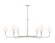 Z-Lite - 3049-62BN - Six Light Chandelier - Tova - Brushed Nickel