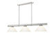Z-Lite - 3050-3BN-AMO14 - Three Light Billiard - Vanguard - Brushed Nickel