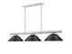 Z-Lite - 3050-3BN-SMB - Three Light Billiard - Vanguard - Brushed Nickel