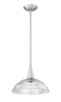 Lunelle One Light Pendant (3051P12-BN)