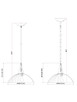 Lunelle One Light Pendant (3051P12-BN)