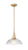 Z-Lite - 3051P12-MGLD - One Light Pendant - Lunelle - Modern Gold